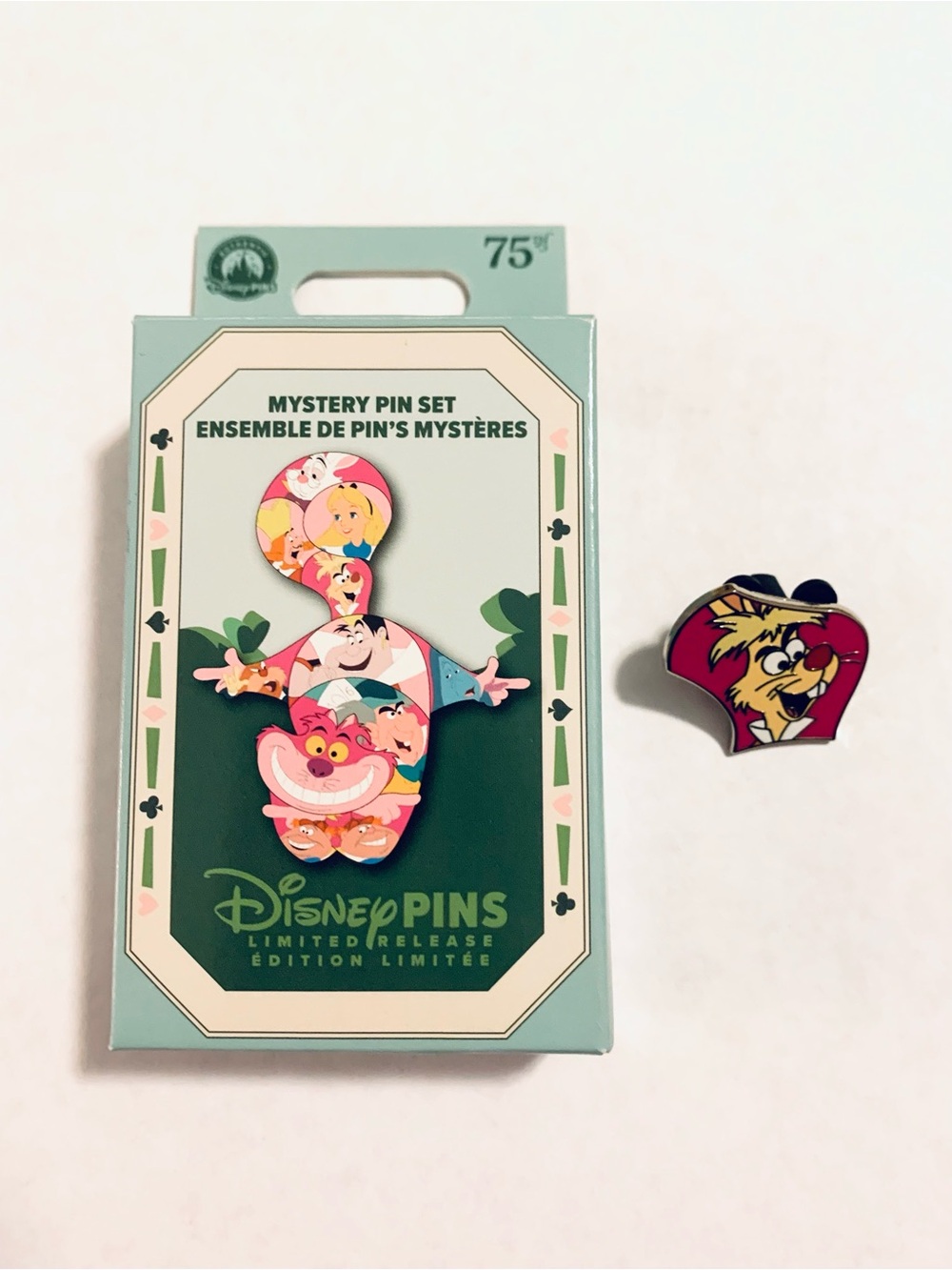 Alice in Wonderland 75th Anniversary Puzzle Pin-March Hare
